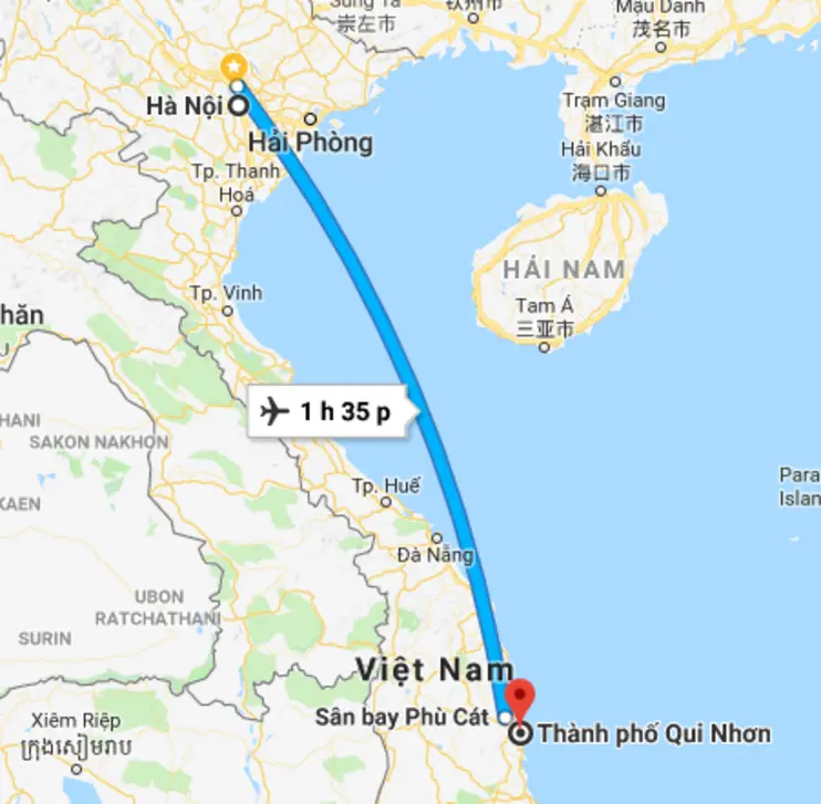 Hướng dẫn các phương tiện di chuyển thuận tiện nhất đến Quy Nhơn