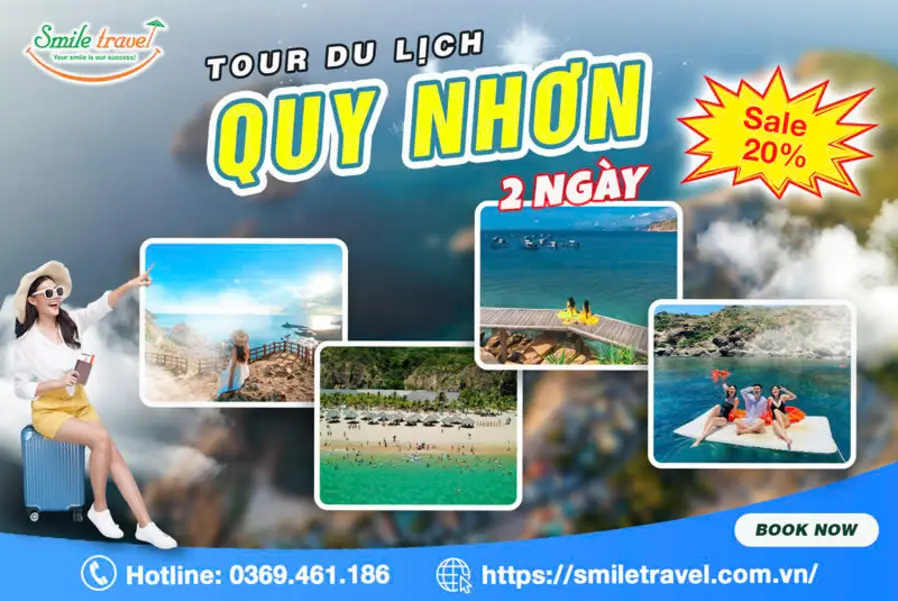 Lich trinh tieu chuan cua tour du lich Quy Nhon