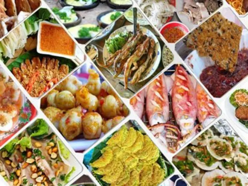 Ẩm thực địa phương quanh Thác Hầm Hô